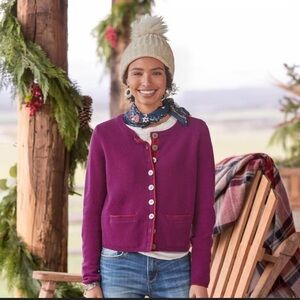 Sundance Tulla Cardigan Sweater Size XS extrafine merino wool